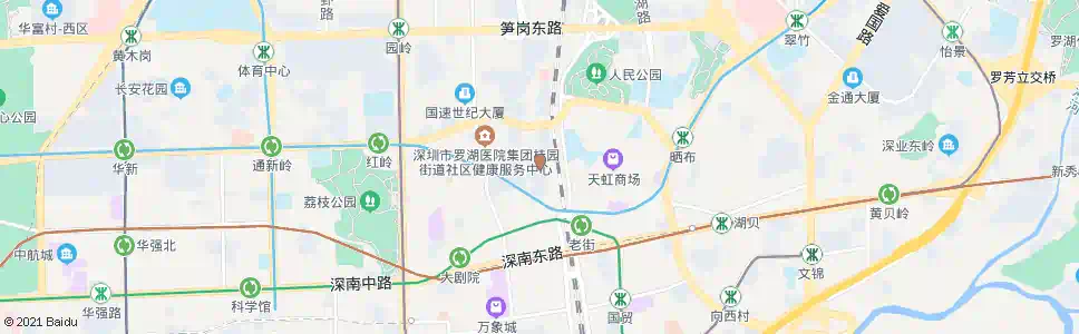 深圳红桂中学_公交站地图_深圳公交_妙搜公交查询2024