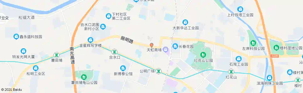 深圳公明居委会_公交站地图_深圳公交_妙搜公交查询2024