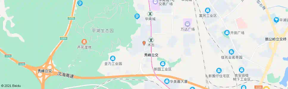 深圳上木古村委_公交站地图_深圳公交_妙搜公交查询2024