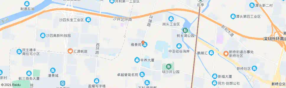 深圳衙边村_公交站地图_深圳公交_妙搜公交查询2024