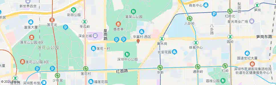 深圳华富路1_公交站地图_深圳公交_妙搜公交查询2024