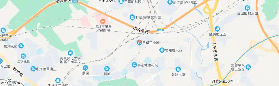 深圳日塑_公交站地图_深圳公交_妙搜公交查询2024