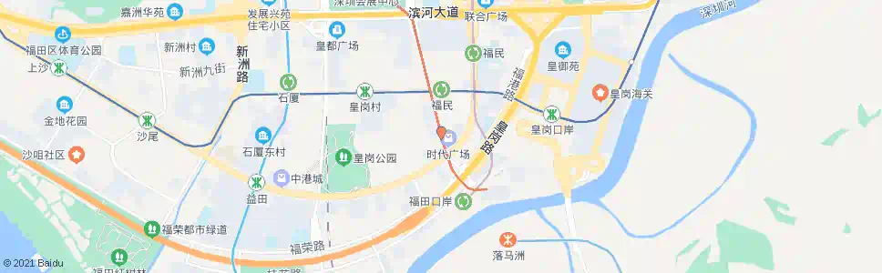 深圳福强路口_公交站地图_深圳公交_妙搜公交查询2024