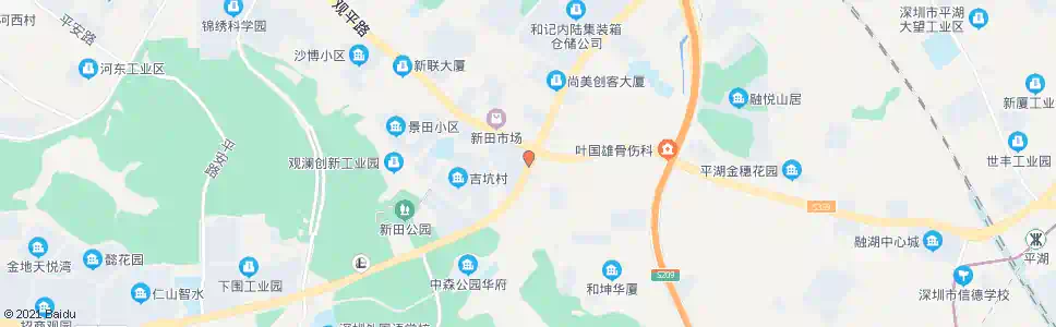 深圳新田路口_公交站地图_深圳公交_妙搜公交查询2024