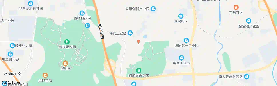 深圳油麻岗工业区_公交站地图_深圳公交_妙搜公交查询2024