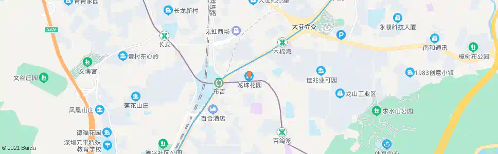 深圳龙珠花园2_公交站地图_深圳公交_妙搜公交查询2024