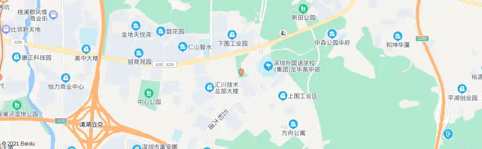 深圳樟坑径下围_公交站地图_深圳公交_妙搜公交查询2024