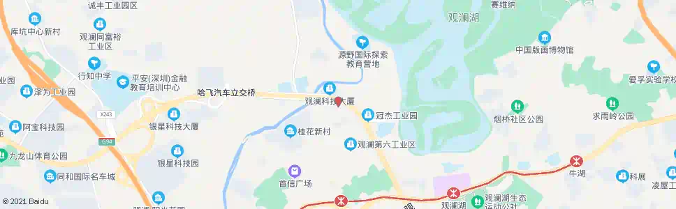 深圳西安国林绿化_公交站地图_深圳公交_妙搜公交查询2024