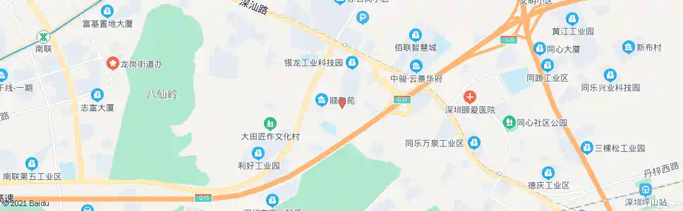 深圳云成厂_公交站地图_深圳公交_妙搜公交查询2024