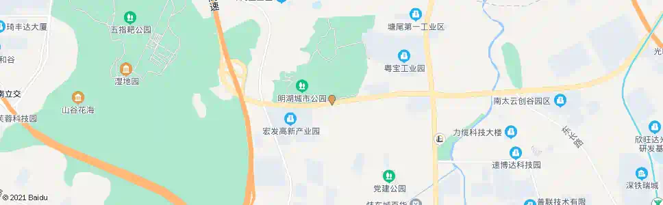 深圳明湖公园_公交站地图_深圳公交_妙搜公交查询2024