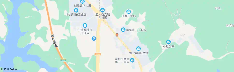 深圳阳光工业区_公交站地图_深圳公交_妙搜公交查询2024