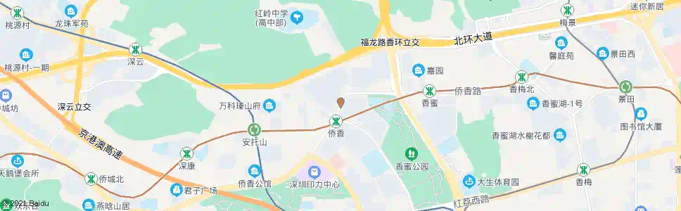 深圳翠海花园_公交站地图_深圳公交_妙搜公交查询2024