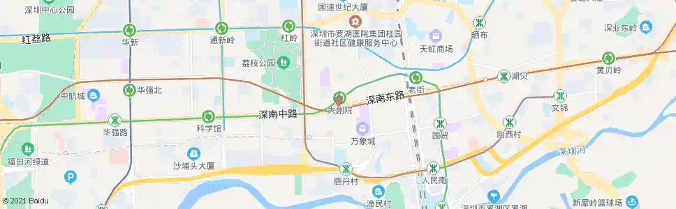 深圳大剧院_公交站地图_深圳公交_妙搜公交查询2024