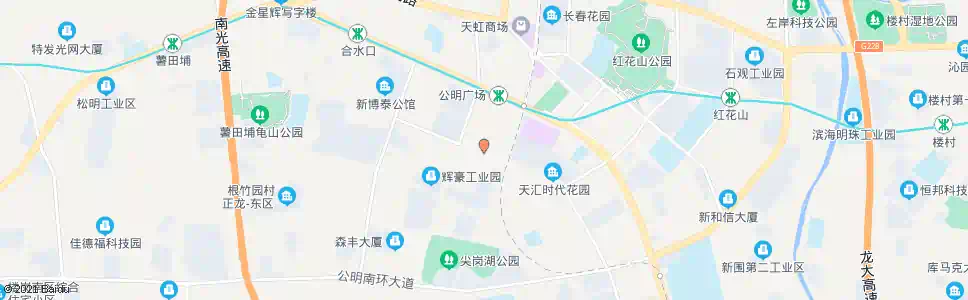 深圳楼村喜德盛_公交站地图_深圳公交_妙搜公交查询2024