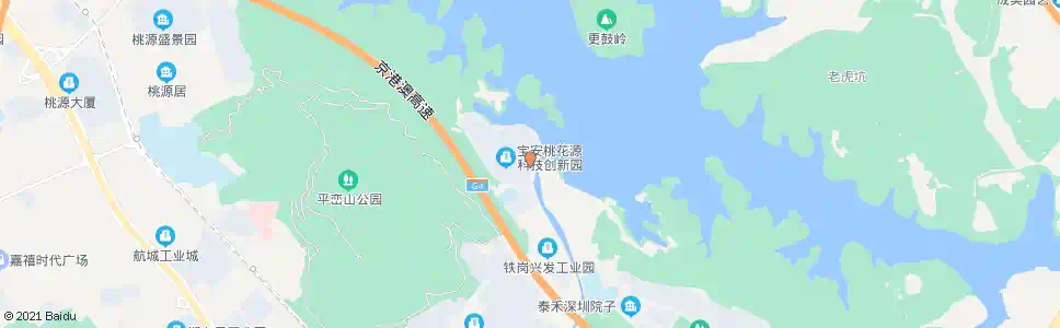 深圳宝安桃花源总站_公交站地图_深圳公交_妙搜公交查询2024