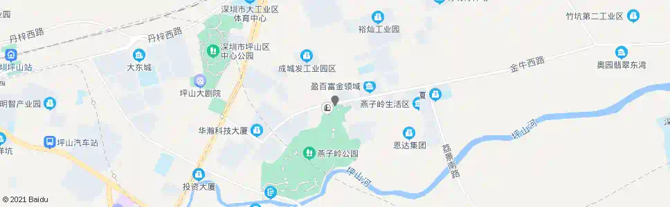 深圳燕子岭公园_公交站地图_深圳公交_妙搜公交查询2024