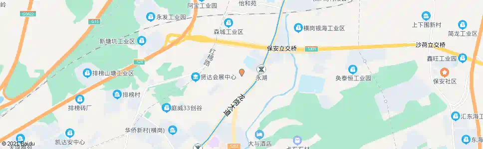 深圳展丰万家_公交站地图_深圳公交_妙搜公交查询2024