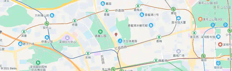 深圳市委党校_公交站地图_深圳公交_妙搜公交查询2024