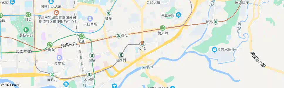 深圳文锦路口_公交站地图_深圳公交_妙搜公交查询2024