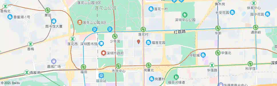 深圳深业花园_公交站地图_深圳公交_妙搜公交查询2024