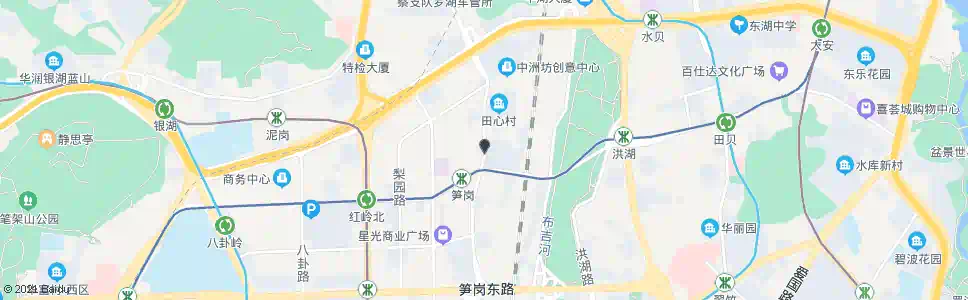 深圳笋岗村牌坊_公交站地图_深圳公交_妙搜公交查询2024