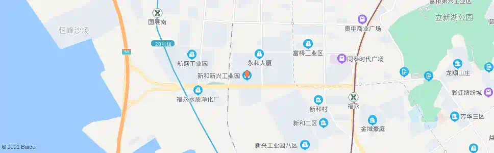 深圳新和新兴工业园_公交站地图_深圳公交_妙搜公交查询2024