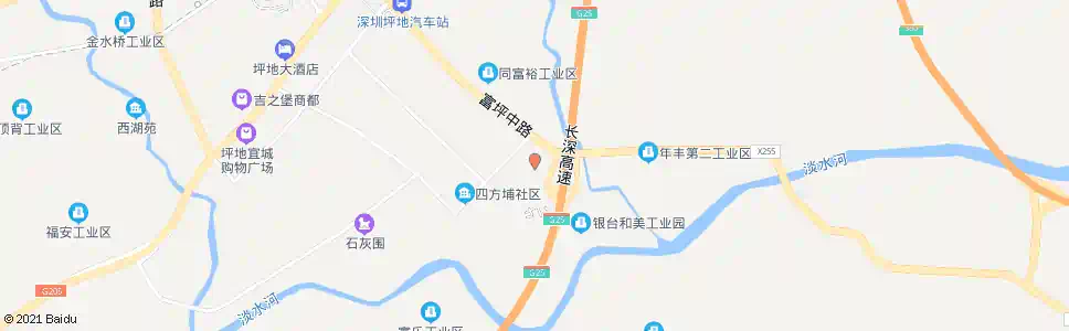 深圳富地岗新围_公交站地图_深圳公交_妙搜公交查询2024