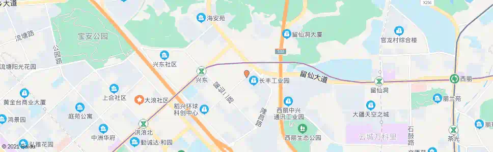 深圳长丰工业园_公交站地图_深圳公交_妙搜公交查询2024