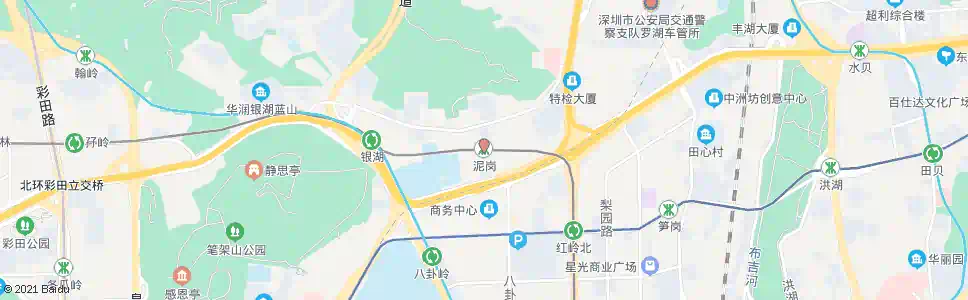 深圳泥岗站_公交站地图_深圳公交_妙搜公交查询2024