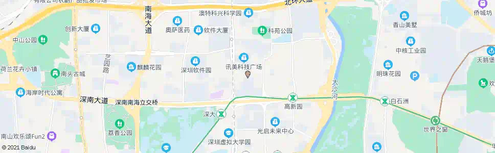 深圳科发路_公交站地图_深圳公交_妙搜公交查询2024