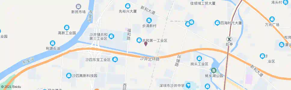 深圳共和步涌路口_公交站地图_深圳公交_妙搜公交查询2024