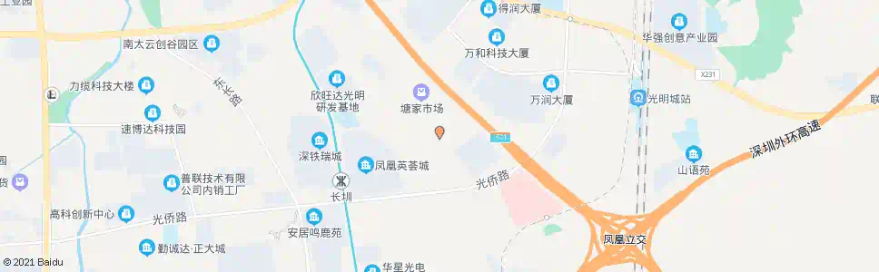 深圳塘家第一工业区_公交站地图_深圳公交_妙搜公交查询2024