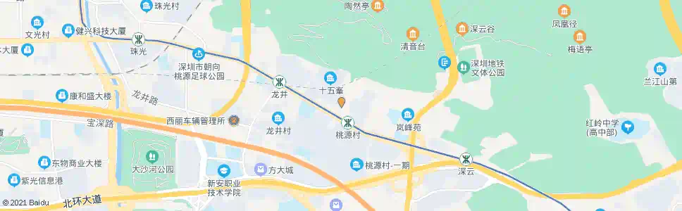 深圳水木华庭_公交站地图_深圳公交_妙搜公交查询2024