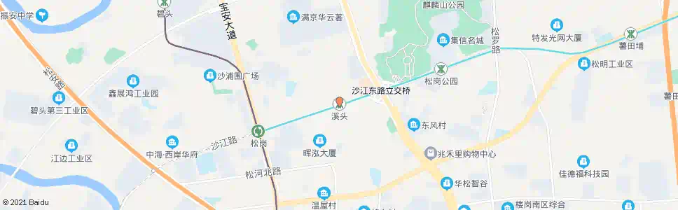 深圳溪头新村_公交站地图_深圳公交_妙搜公交查询2024