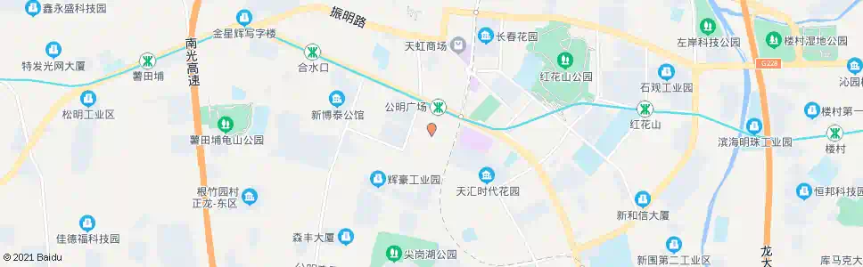 深圳公明汽车站2_公交站地图_深圳公交_妙搜公交查询2024