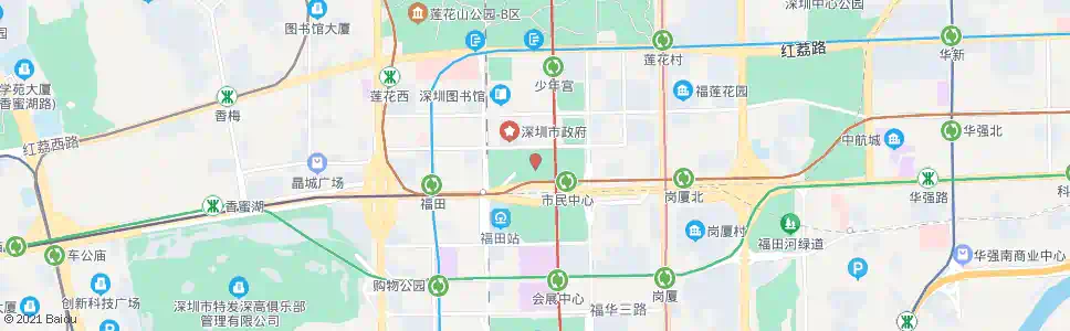 深圳市民广场西_公交站地图_深圳公交_妙搜公交查询2024