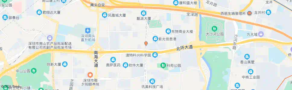 深圳科苑北环立交_公交站地图_深圳公交_妙搜公交查询2024