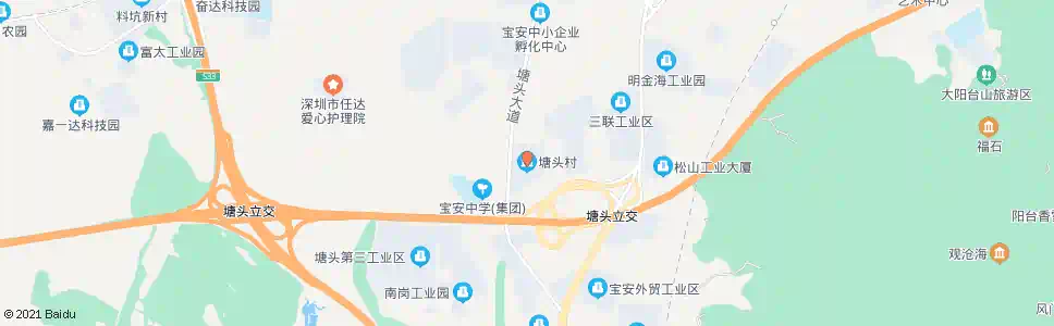 深圳塘头路口_公交站地图_深圳公交_妙搜公交查询2024