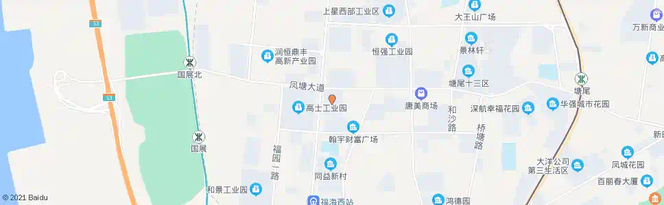 深圳华丰工业园_公交站地图_深圳公交_妙搜公交查询2024