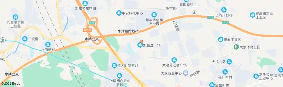 深圳万景公司_公交站地图_深圳公交_妙搜公交查询2024