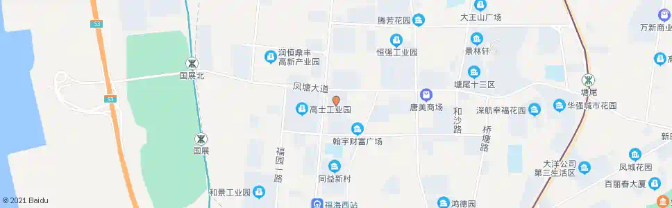 深圳华丰工业区_公交站地图_深圳公交_妙搜公交查询2024