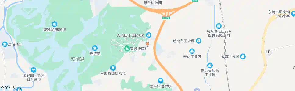 深圳观澜大水田村总站_公交站地图_深圳公交_妙搜公交查询2024