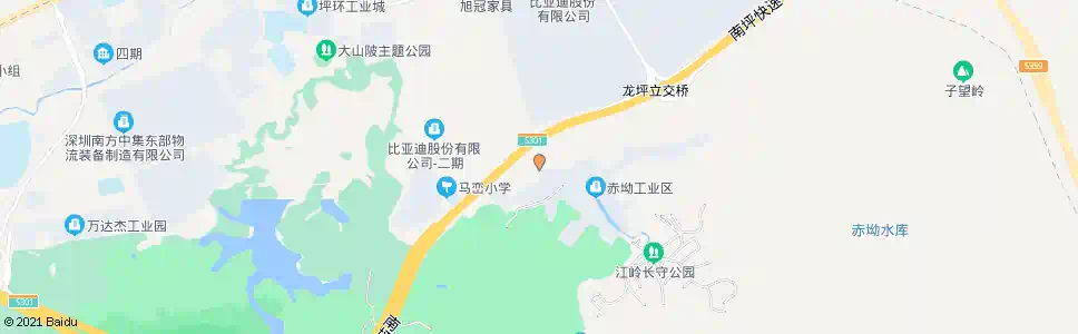 深圳赤坳工业区_公交站地图_深圳公交_妙搜公交查询2024