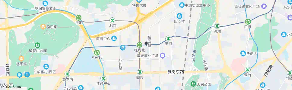 深圳笋岗艺展中心_公交站地图_深圳公交_妙搜公交查询2024