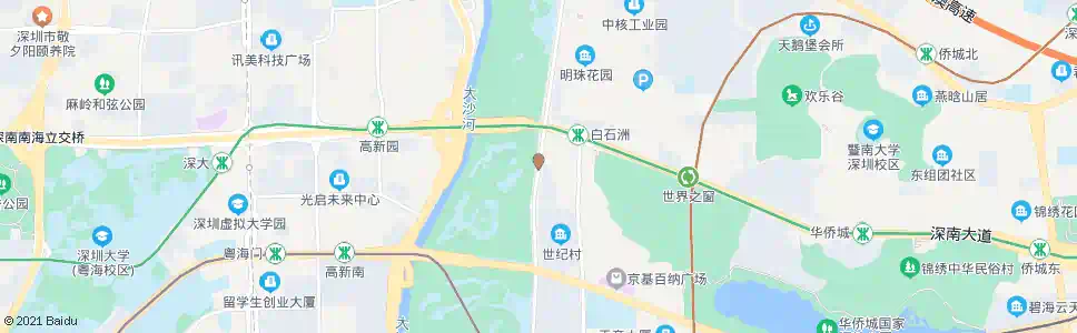 深圳沙河东路口_公交站地图_深圳公交_妙搜公交查询2024