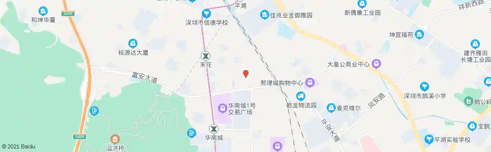 深圳信和苑路口_公交站地图_深圳公交_妙搜公交查询2024