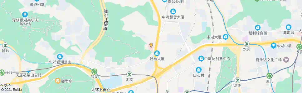 深圳武警医院2_公交站地图_深圳公交_妙搜公交查询2024