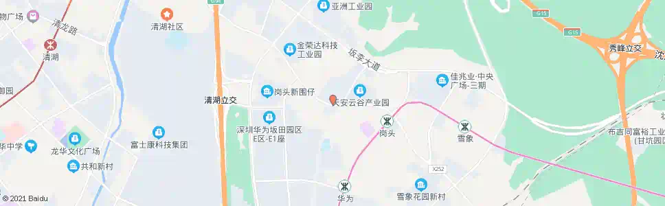 深圳岗头村委_公交站地图_深圳公交_妙搜公交查询2024