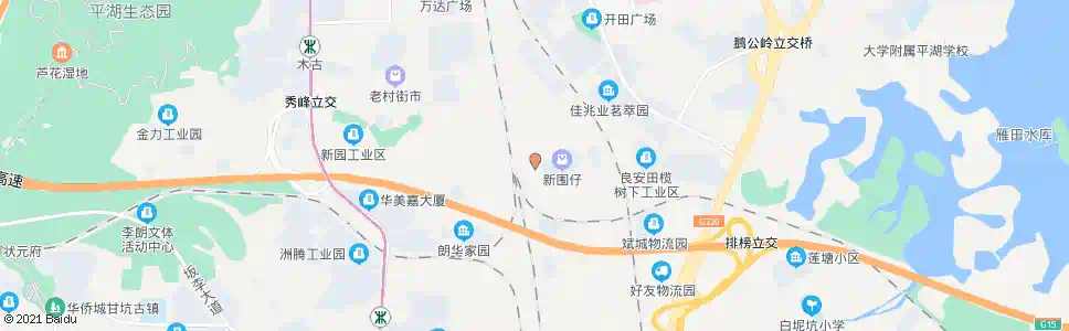 深圳铁路拘留所_公交站地图_深圳公交_妙搜公交查询2024