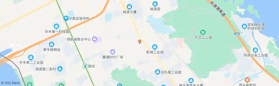 深圳新安第二工业区_公交站地图_深圳公交_妙搜公交查询2024